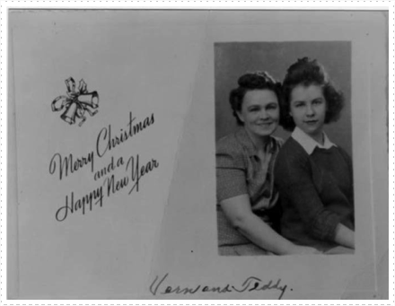 Vern and Teddie Solosky Ingold Xmas 40s Vern and Teddie Solosky Ingold Xmas 40s
